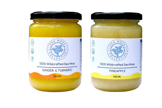 Sea Moss Gel Bundle - Pineapple , Ginger and Turmeric