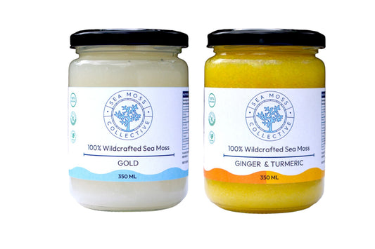 Sea Moss Gel Bundle - Gold , Ginger and Turmeric